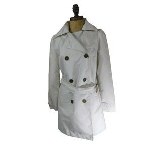 RLZ Size XS Hidden Hooded Belted Lined Double Breast Jacket